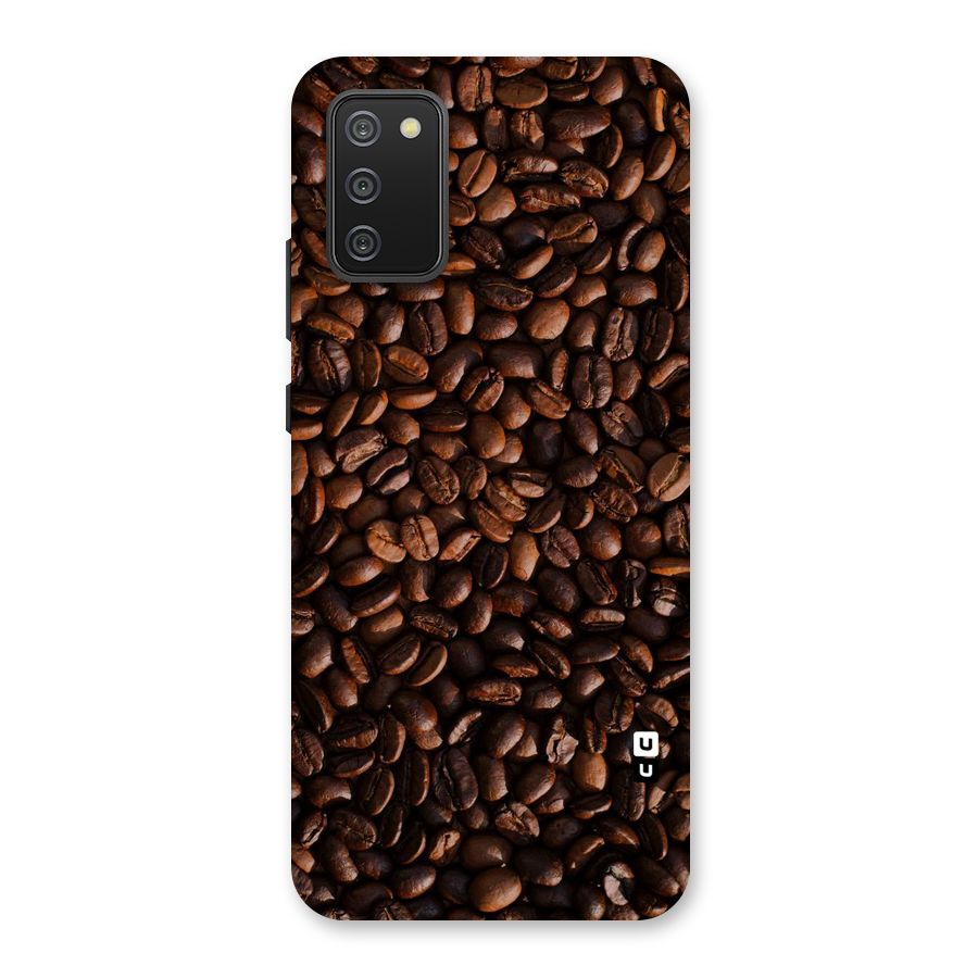 Coffee Beans Scattered Back Case for Galaxy M02s