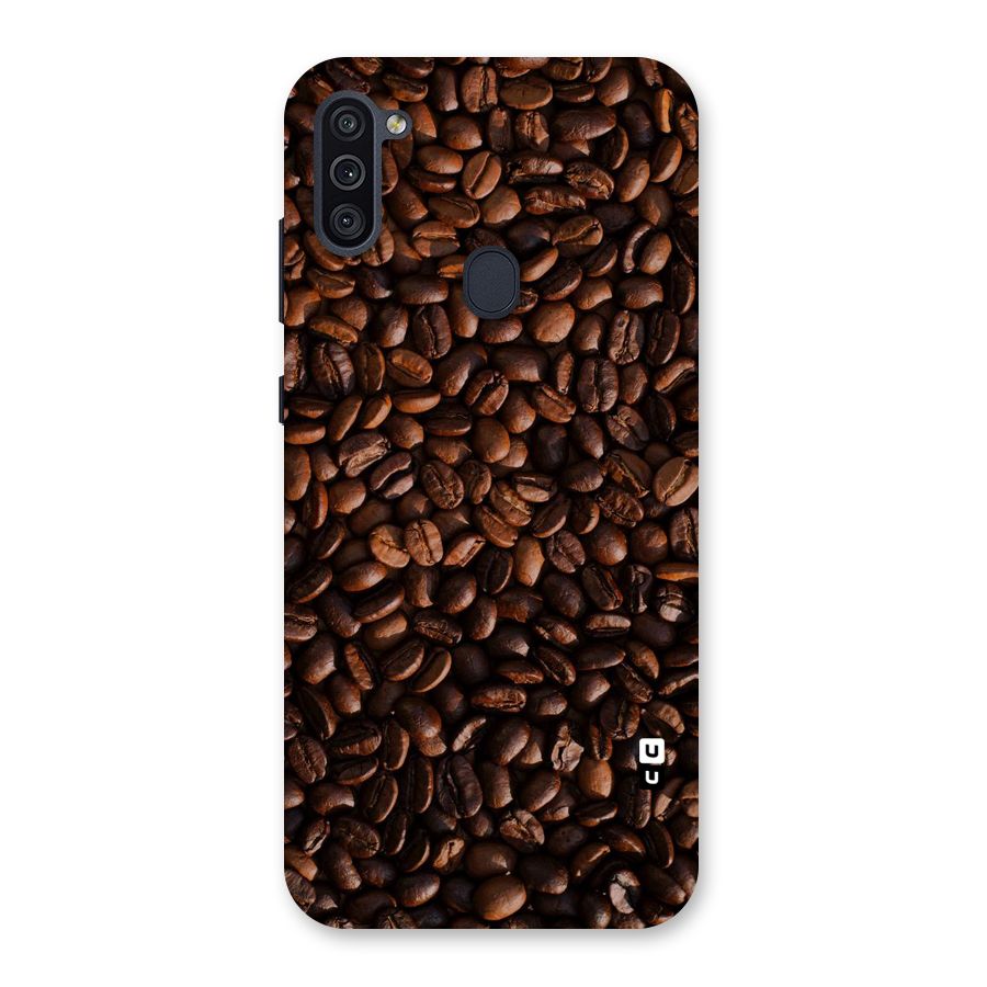 Coffee Beans Scattered Back Case for Galaxy M11