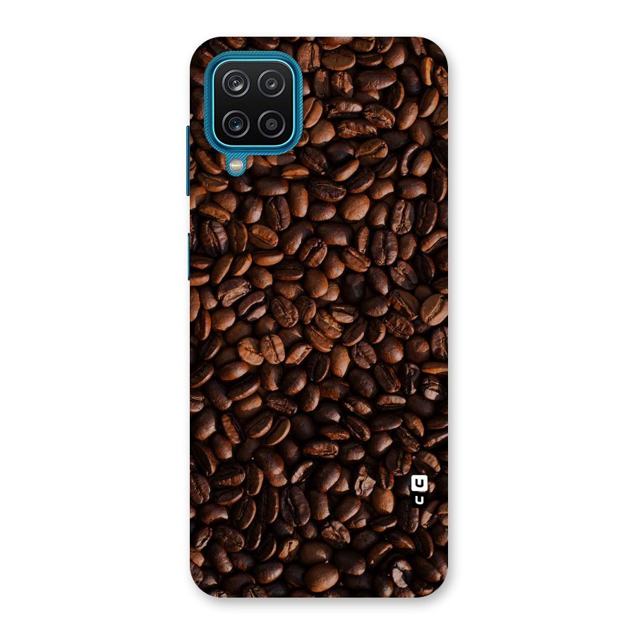 Coffee Beans Scattered Back Case for Galaxy M12