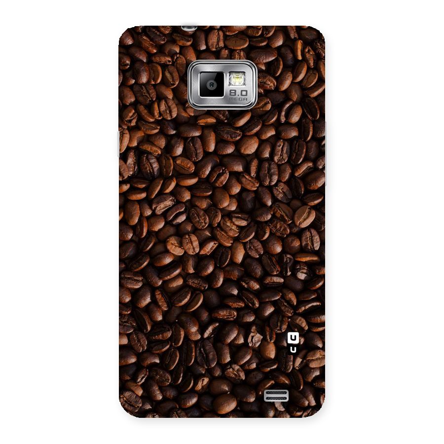 Coffee Beans Scattered Back Case for Galaxy S2