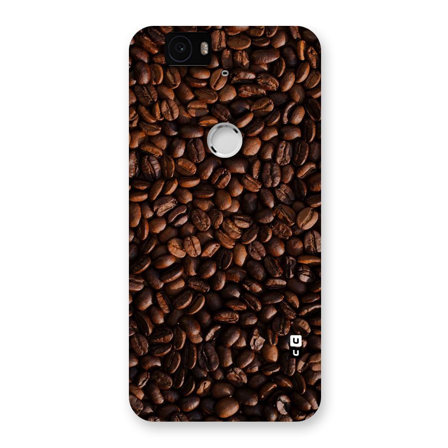 Coffee Beans Scattered Back Case for Google Nexus-6P