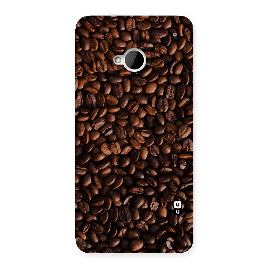 Coffee Beans Scattered Back Case for HTC One M7