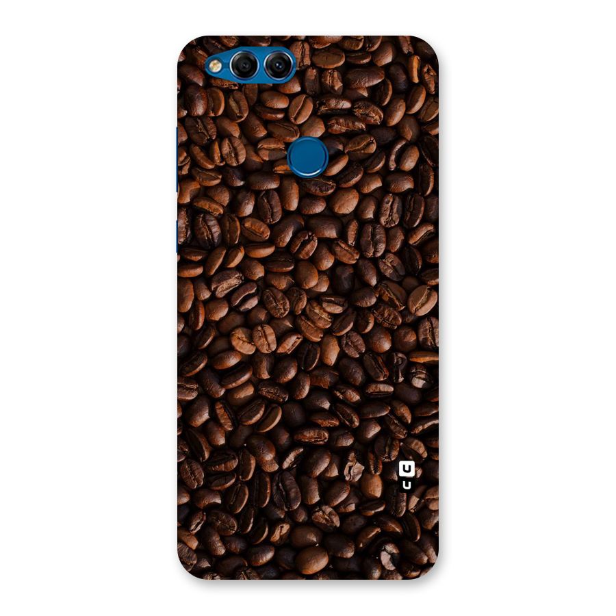 Coffee Beans Scattered Back Case for Honor 7X