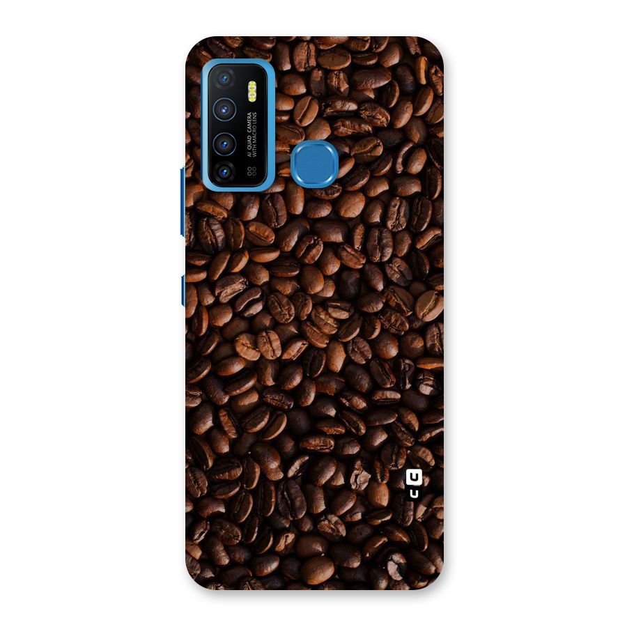 Coffee Beans Scattered Back Case for Infinix Hot 9