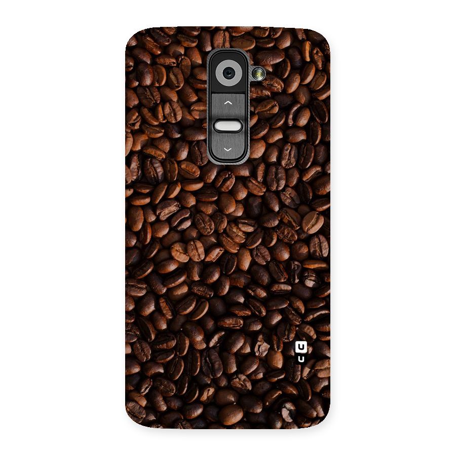 Coffee Beans Scattered Back Case for LG G2