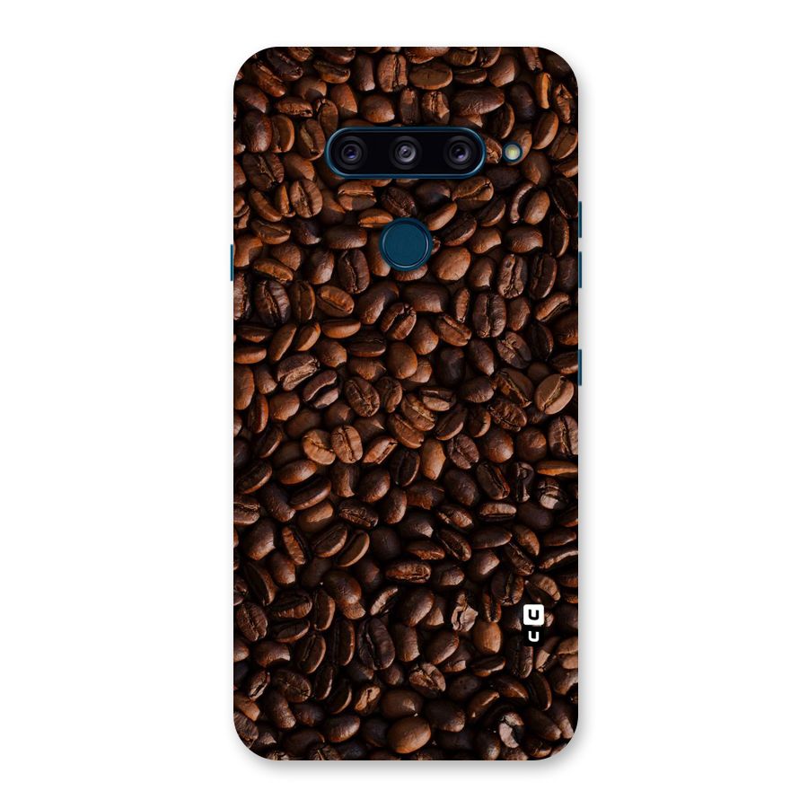 Coffee Beans Scattered Back Case for LG  V40 ThinQ