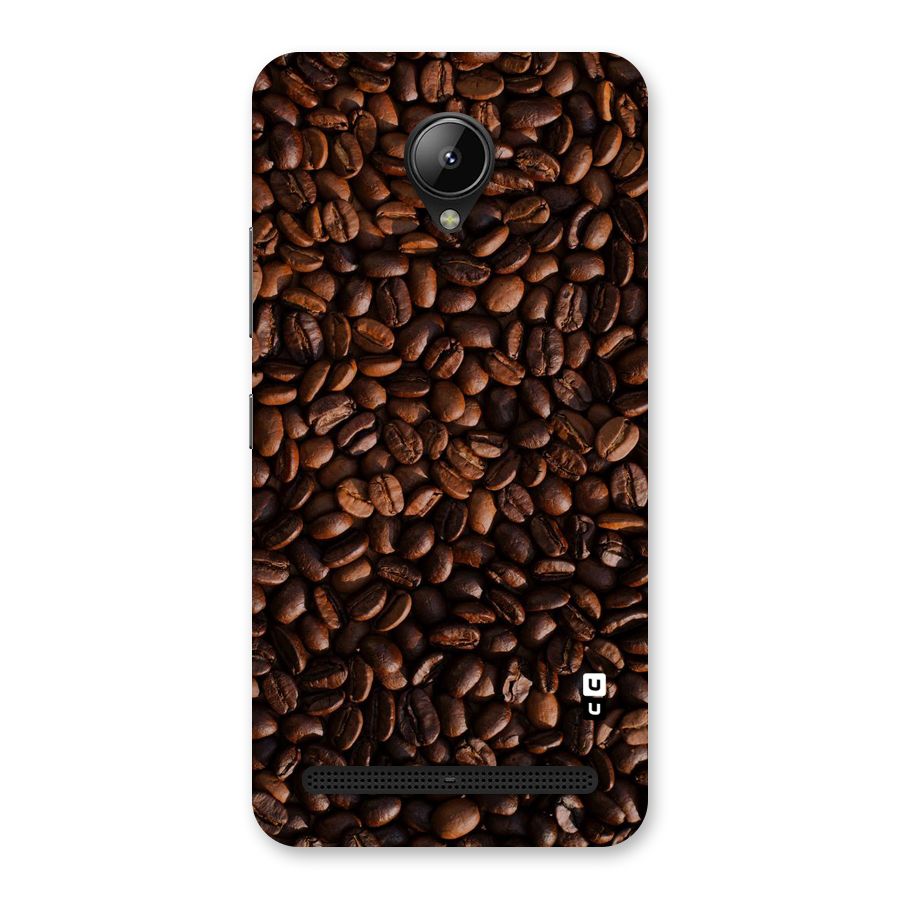 Coffee Beans Scattered Back Case for Lenovo C2