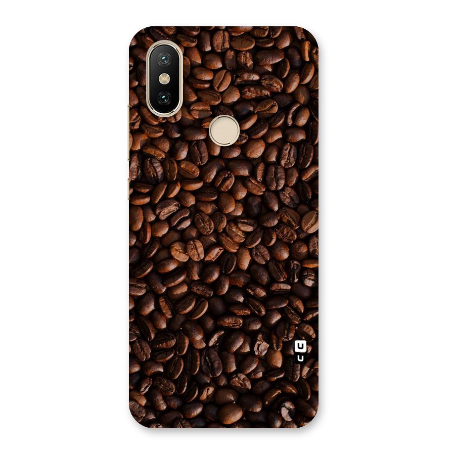 Coffee Beans Scattered Back Case for Mi A2