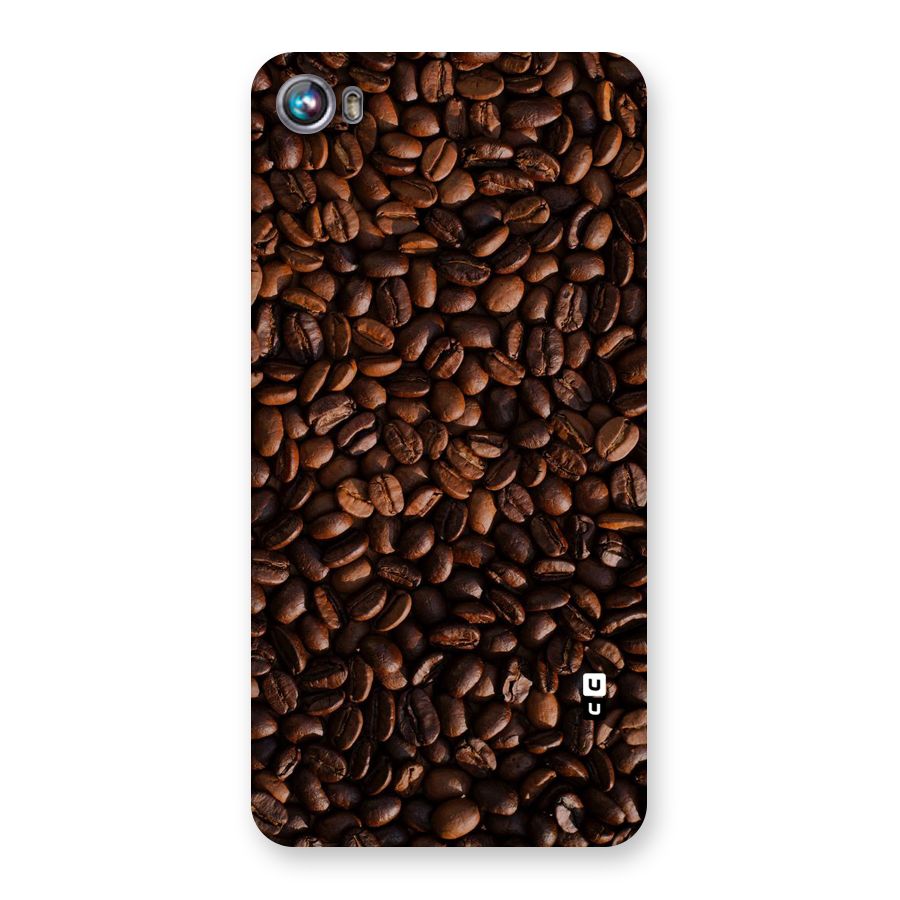 Coffee Beans Scattered Back Case for Micromax Canvas Fire 4 A107