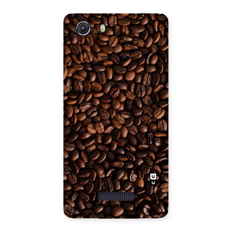 Coffee Beans Scattered Back Case for Micromax Unite 3