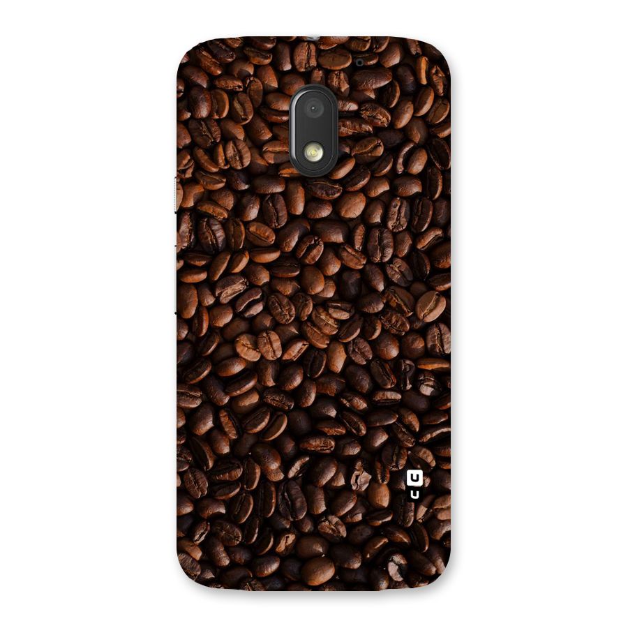 Coffee Beans Scattered Back Case for Moto E3 Power