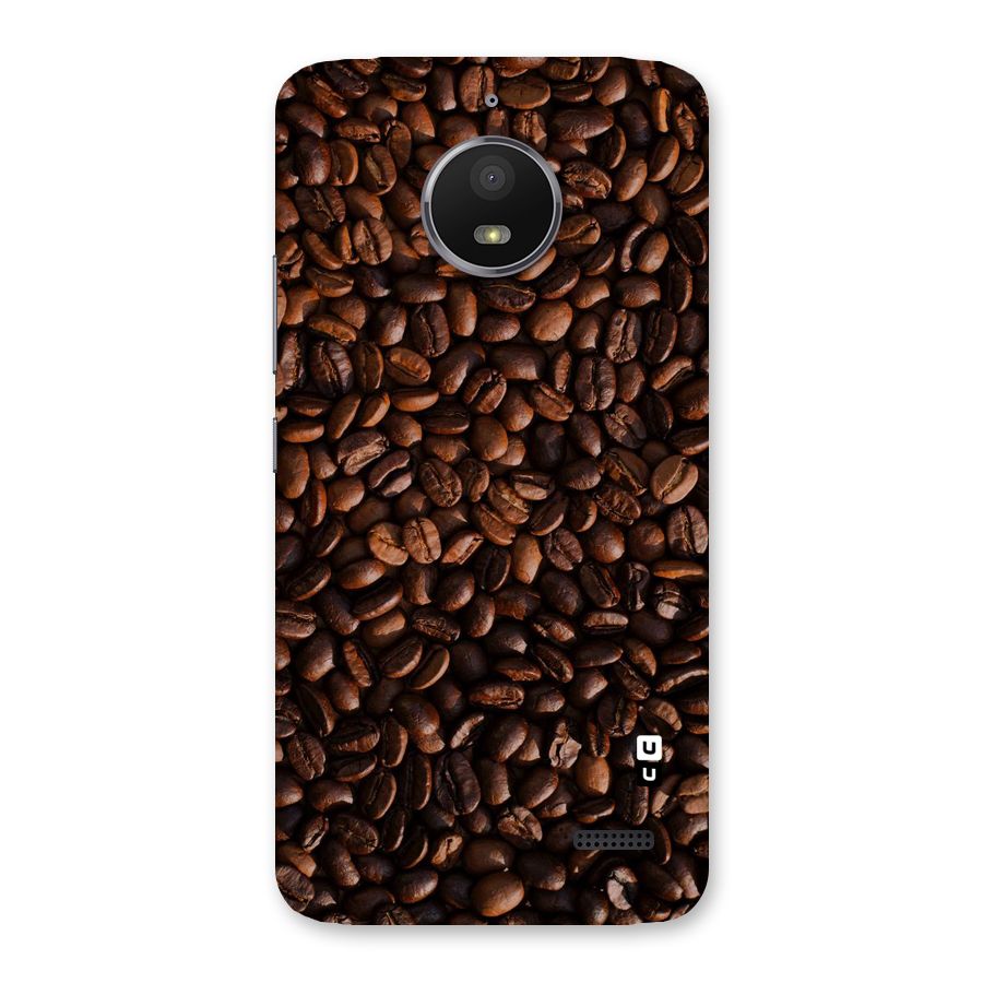 Coffee Beans Scattered Back Case for Moto E4