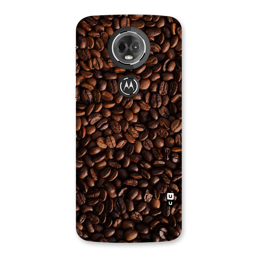 Coffee Beans Scattered Back Case for Moto E5 Plus