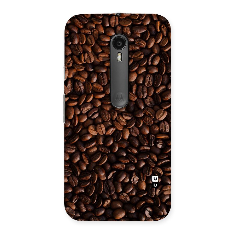 Coffee Beans Scattered Back Case for Moto G3