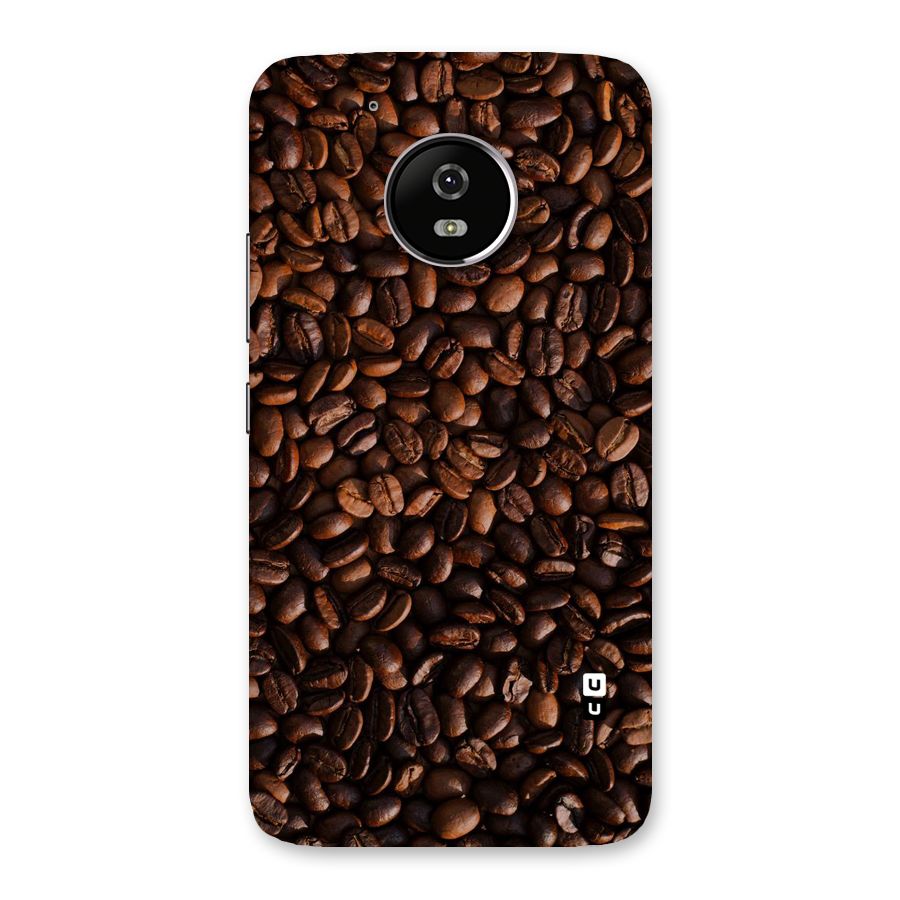 Coffee Beans Scattered Back Case for Moto G5