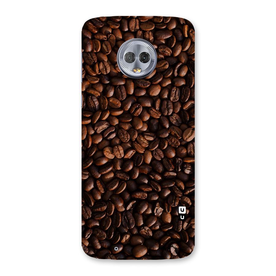 Coffee Beans Scattered Back Case for Moto G6