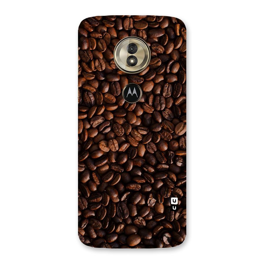 Coffee Beans Scattered Back Case for Moto G6 Play