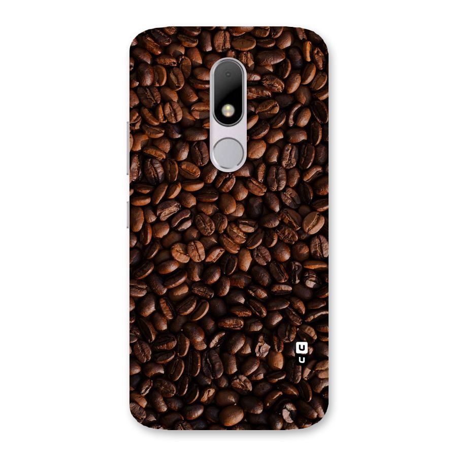 Coffee Beans Scattered Back Case for Moto M