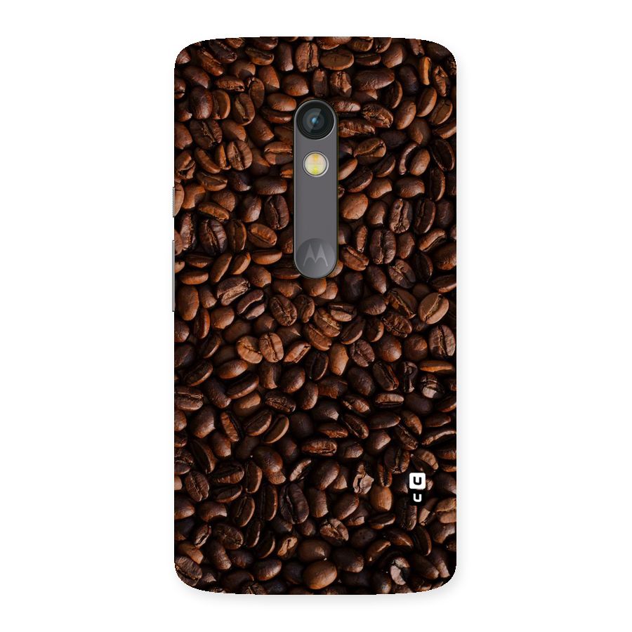 Coffee Beans Scattered Back Case for Moto X Play