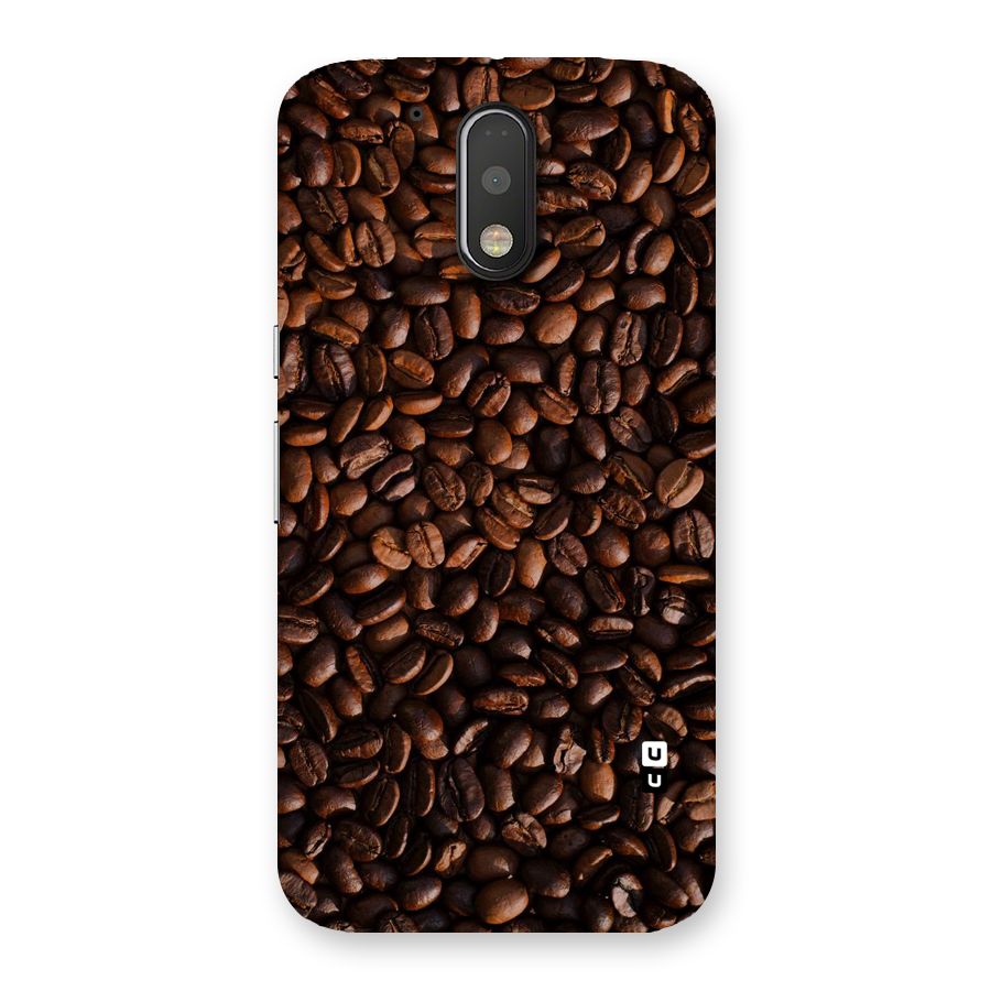 Coffee Beans Scattered Back Case for Motorola Moto G4