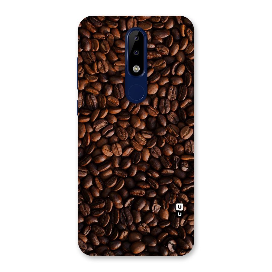 Coffee Beans Scattered Back Case for Nokia 5.1 Plus