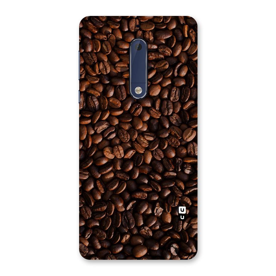 Coffee Beans Scattered Back Case for Nokia 5