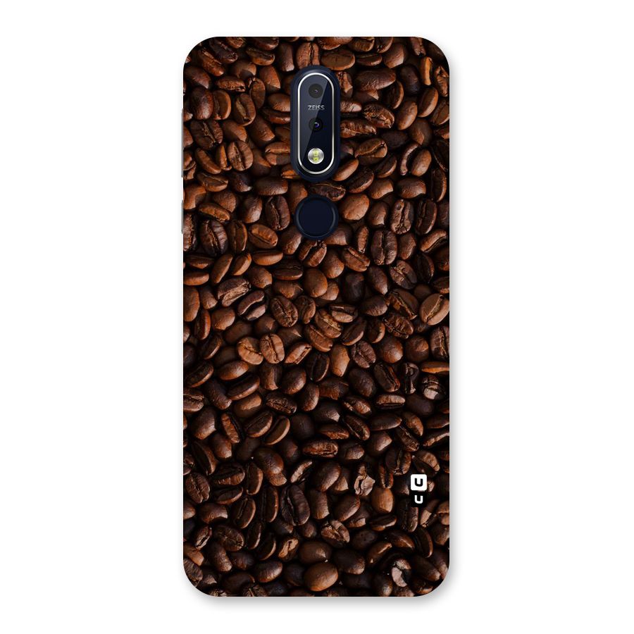 Coffee Beans Scattered Back Case for Nokia 7.1