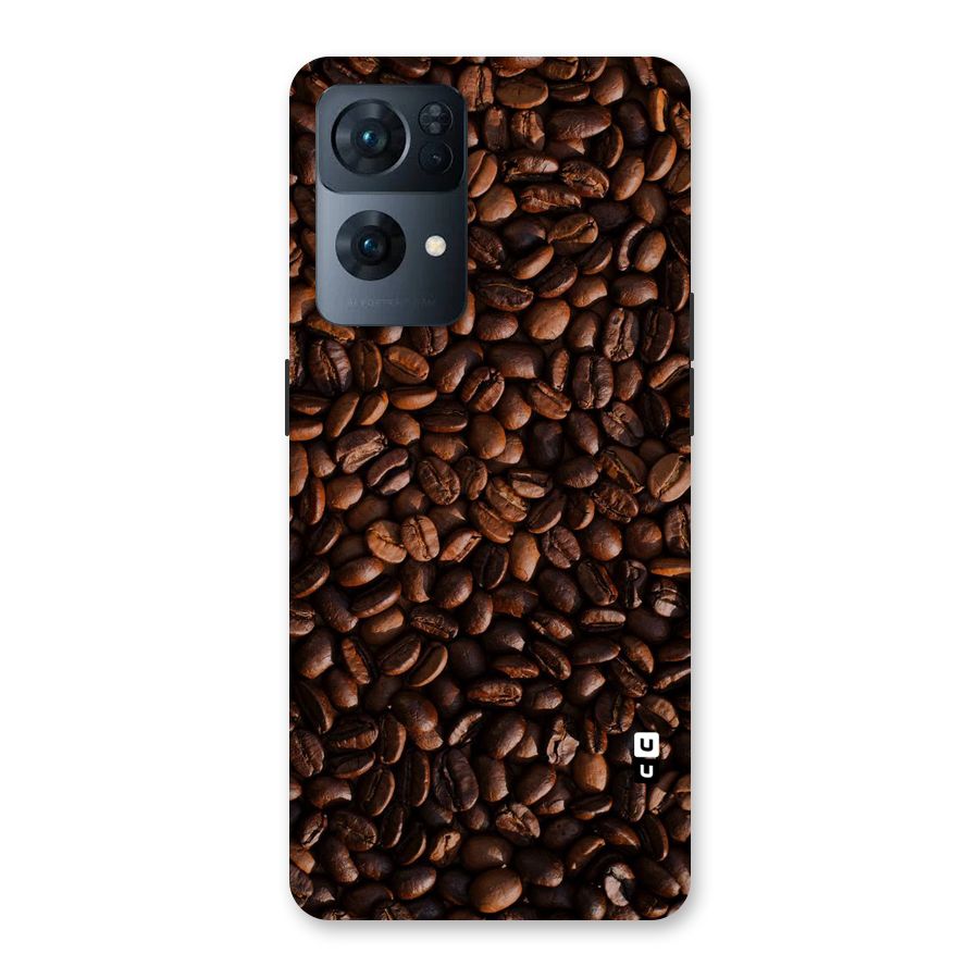 Coffee Beans Scattered Back Case for Oppo Reno7 Pro 5G