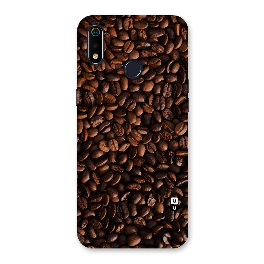 Coffee Beans Scattered Back Case for Realme 3i