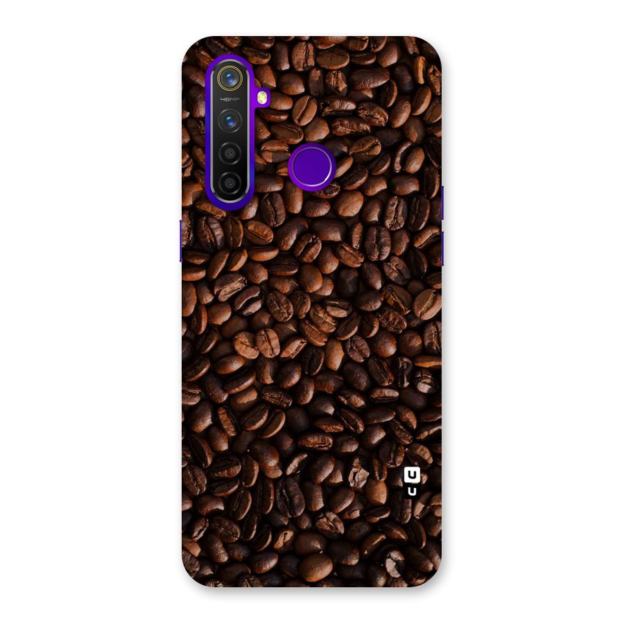Coffee Beans Scattered Back Case for Realme 5 Pro