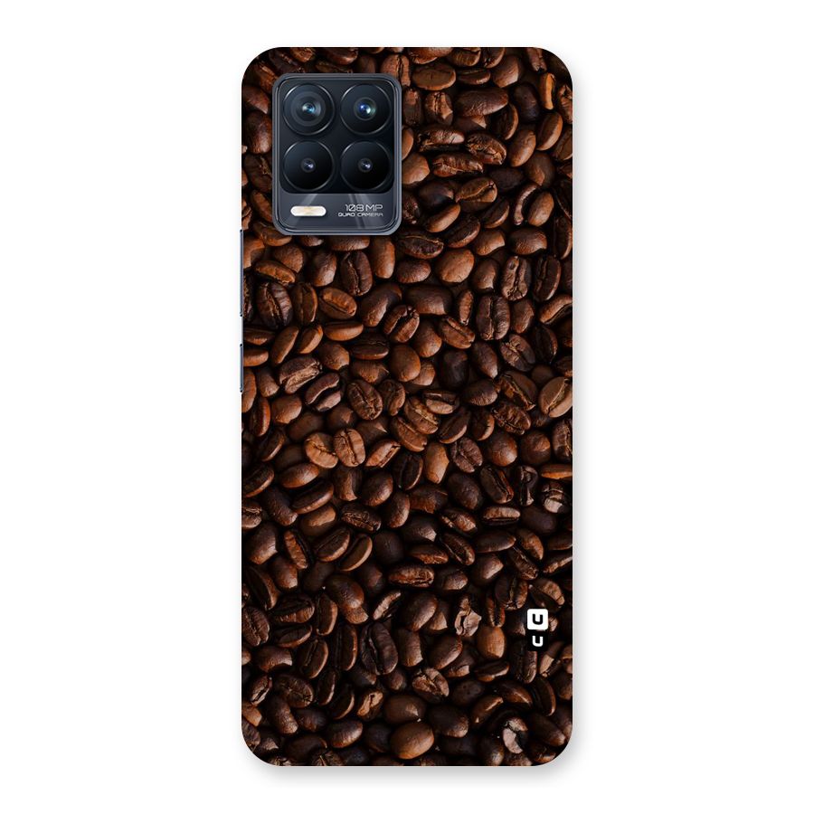 Coffee Beans Scattered Back Case for Realme 8 Pro