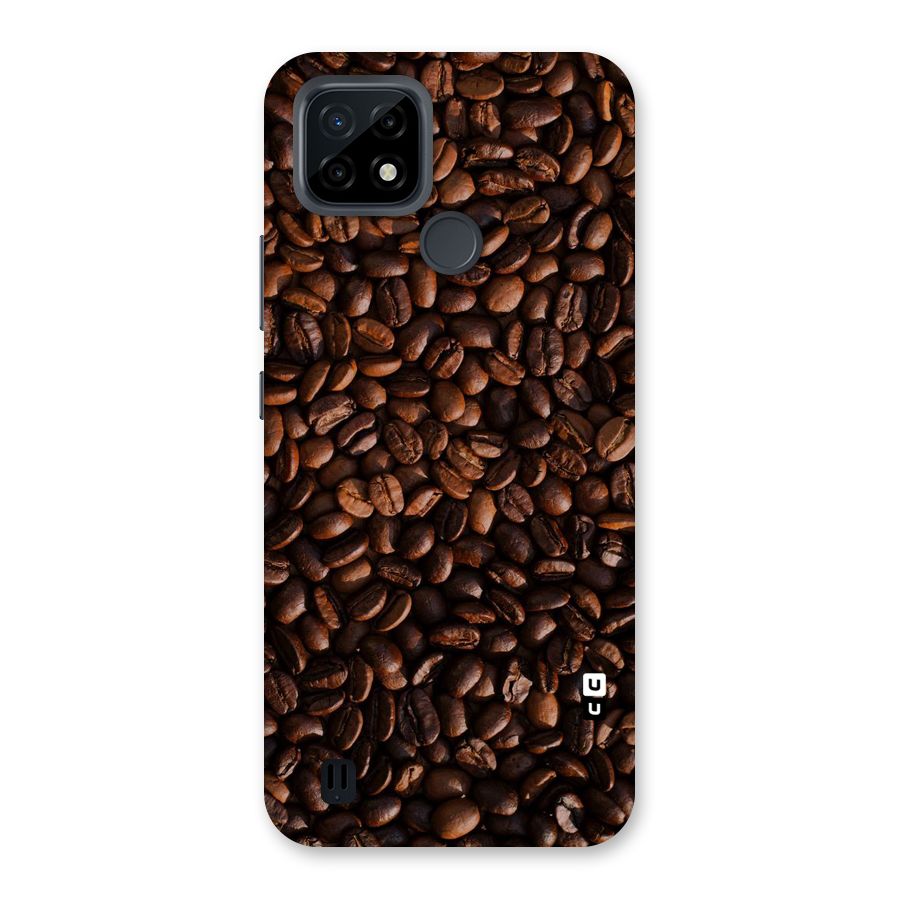 Coffee Beans Scattered Back Case for Realme C21