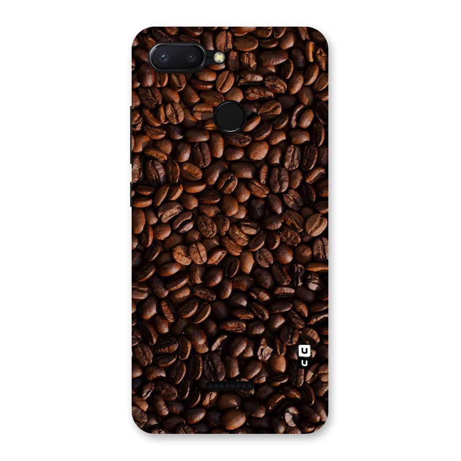 Coffee Beans Scattered Back Case for Redmi 6
