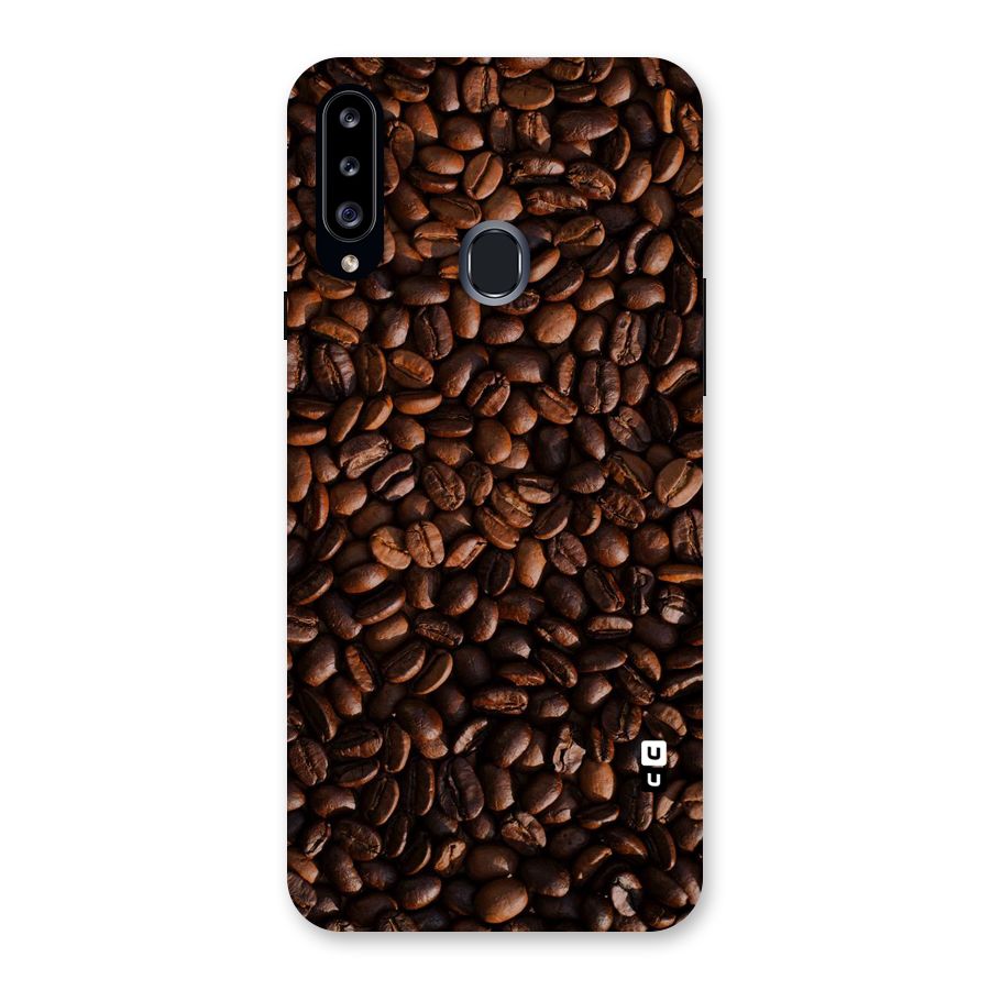 Coffee Beans Scattered Back Case for Samsung Galaxy A20s