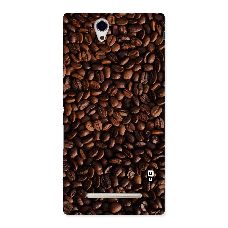 Coffee Beans Scattered Back Case for Sony Xperia C3