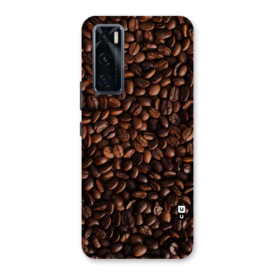 Coffee Beans Scattered Back Case for Vivo V20 SE