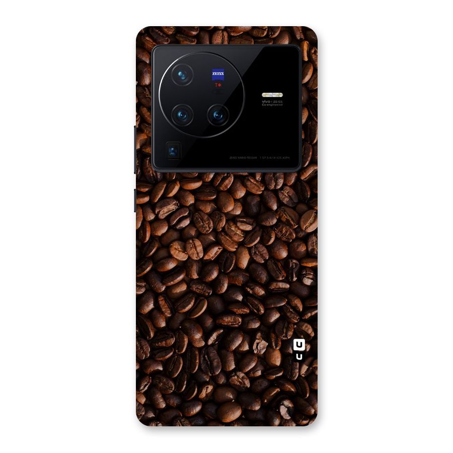 Coffee Beans Scattered Back Case for Vivo X80 Pro