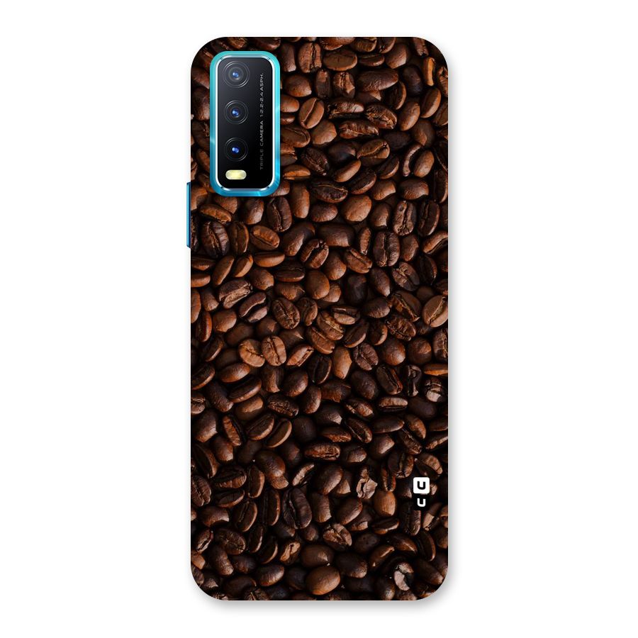 Coffee Beans Scattered Back Case for Vivo Y20A