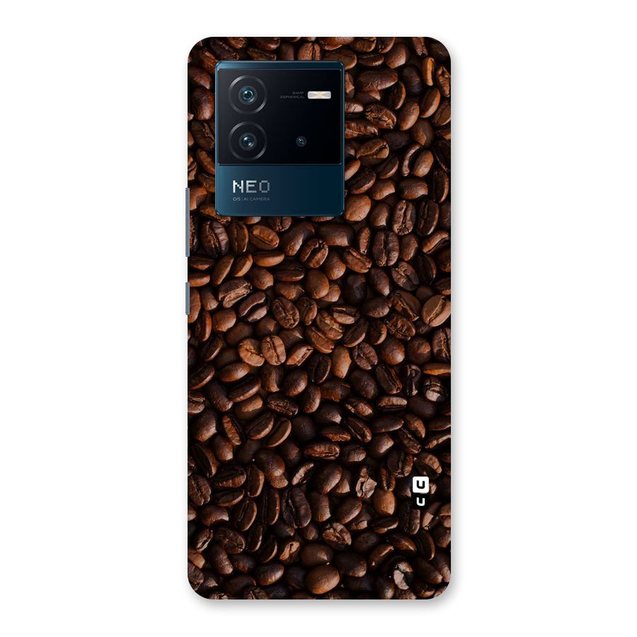 Coffee Beans Scattered Back Case for Vivo iQOO Neo 6 5G