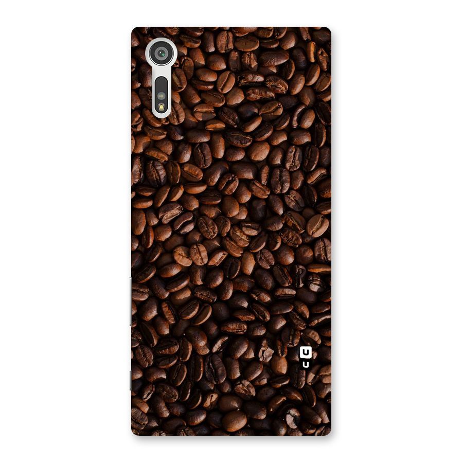 Coffee Beans Scattered Back Case for Xperia XZ