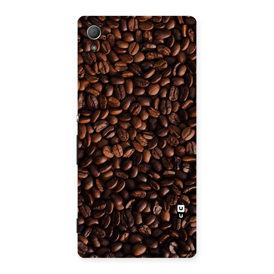 Coffee Beans Scattered Back Case for Xperia Z3 Plus