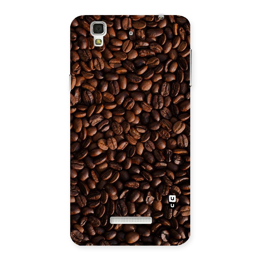 Coffee Beans Scattered Back Case for YU Yureka Plus
