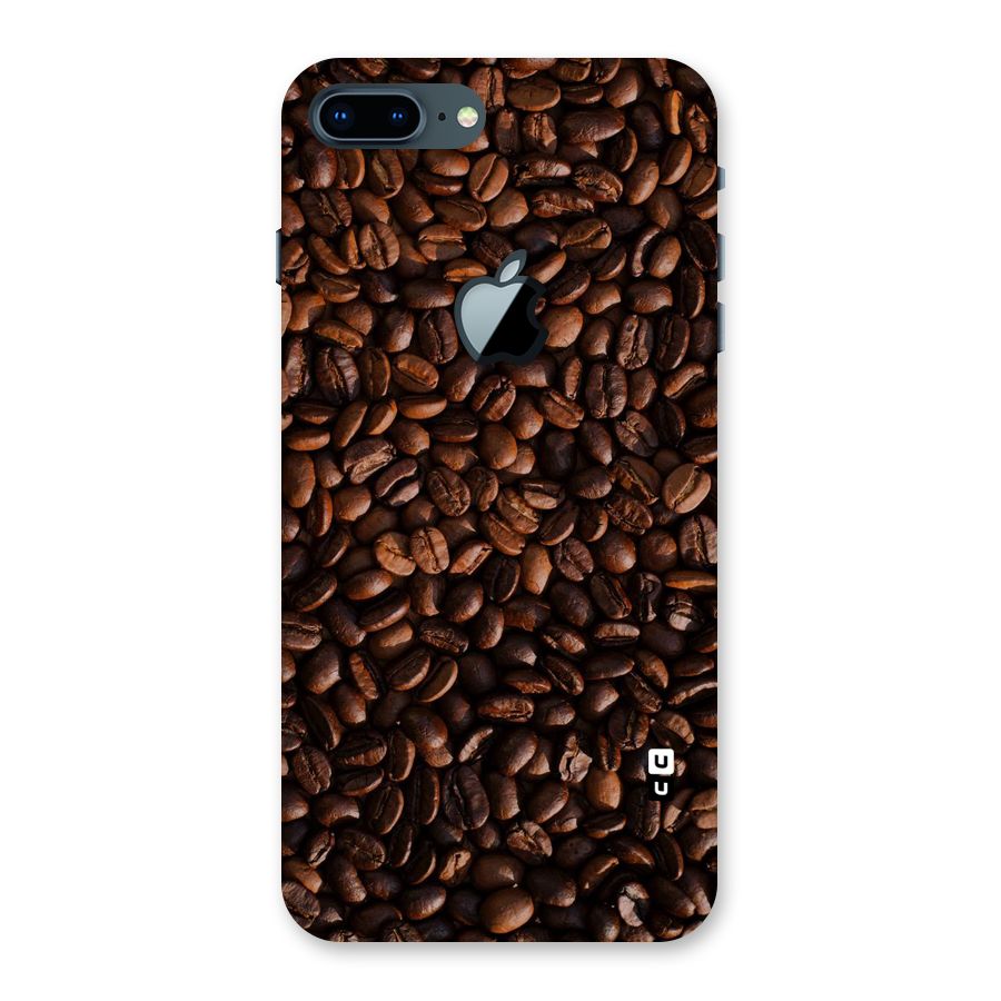 Coffee Beans Scattered Back Case for iPhone 7 Plus Apple Cut
