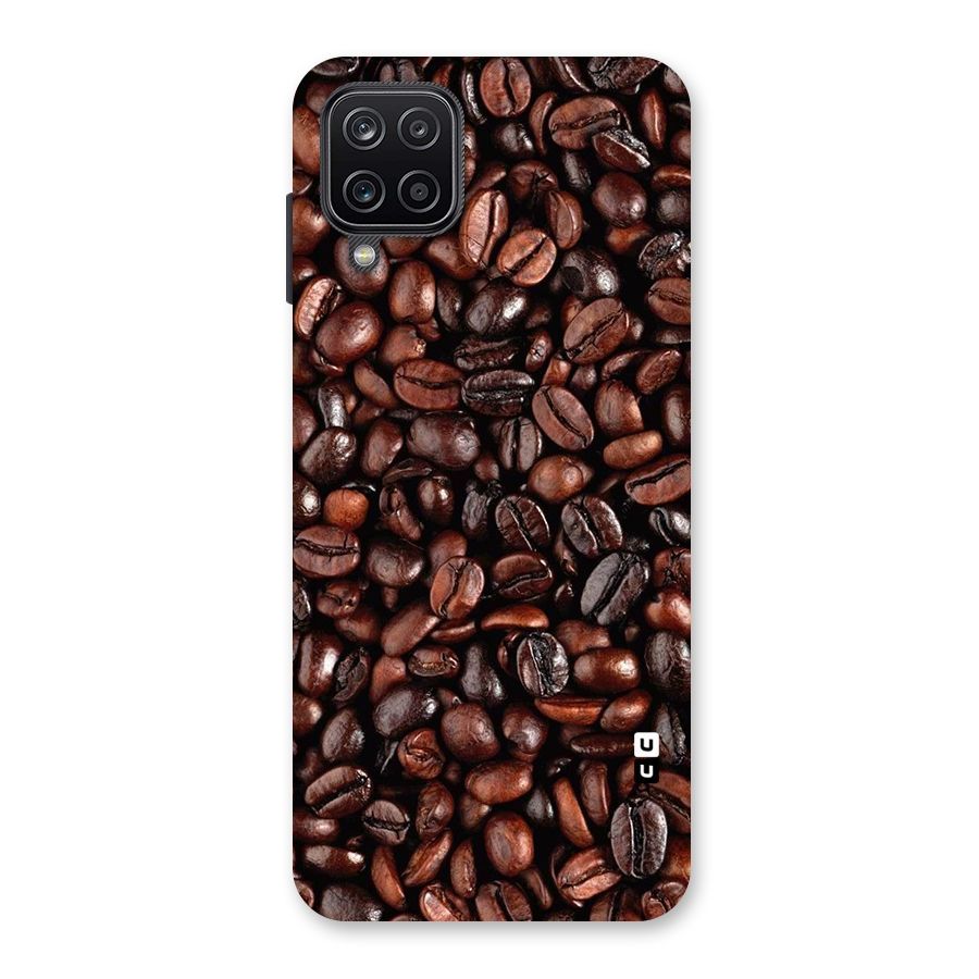 Coffee Beans Texture Back Case for Galaxy A12