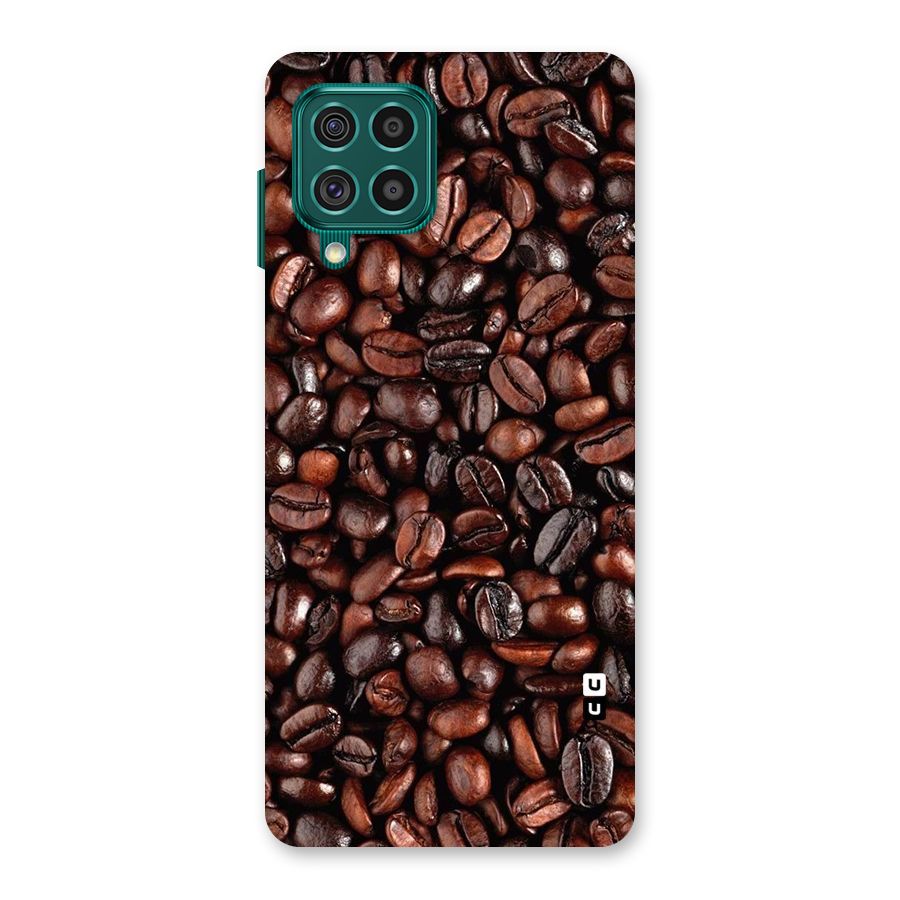 Coffee Beans Texture Back Case for Galaxy F62