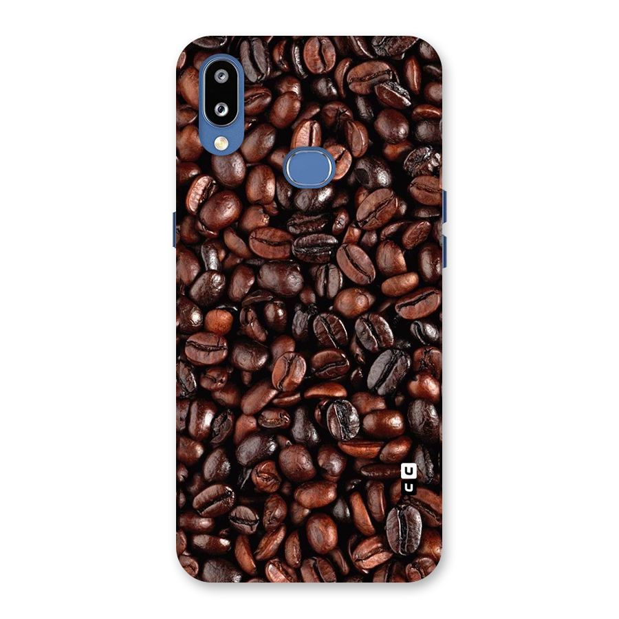 Coffee Beans Texture Back Case for Galaxy M01s
