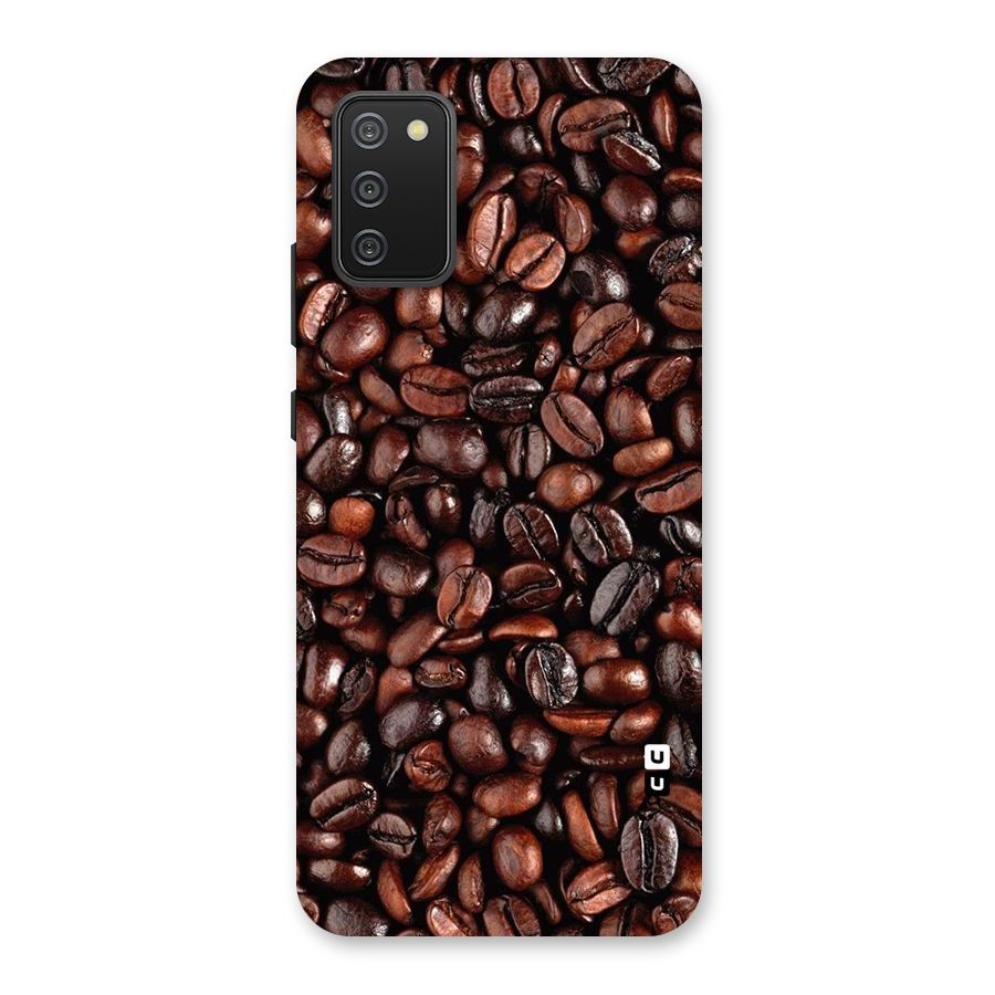 Coffee Beans Texture Back Case for Galaxy M02s
