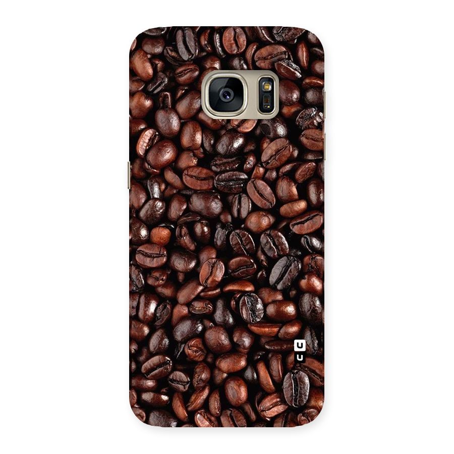 Coffee Beans Texture Back Case for Galaxy S7