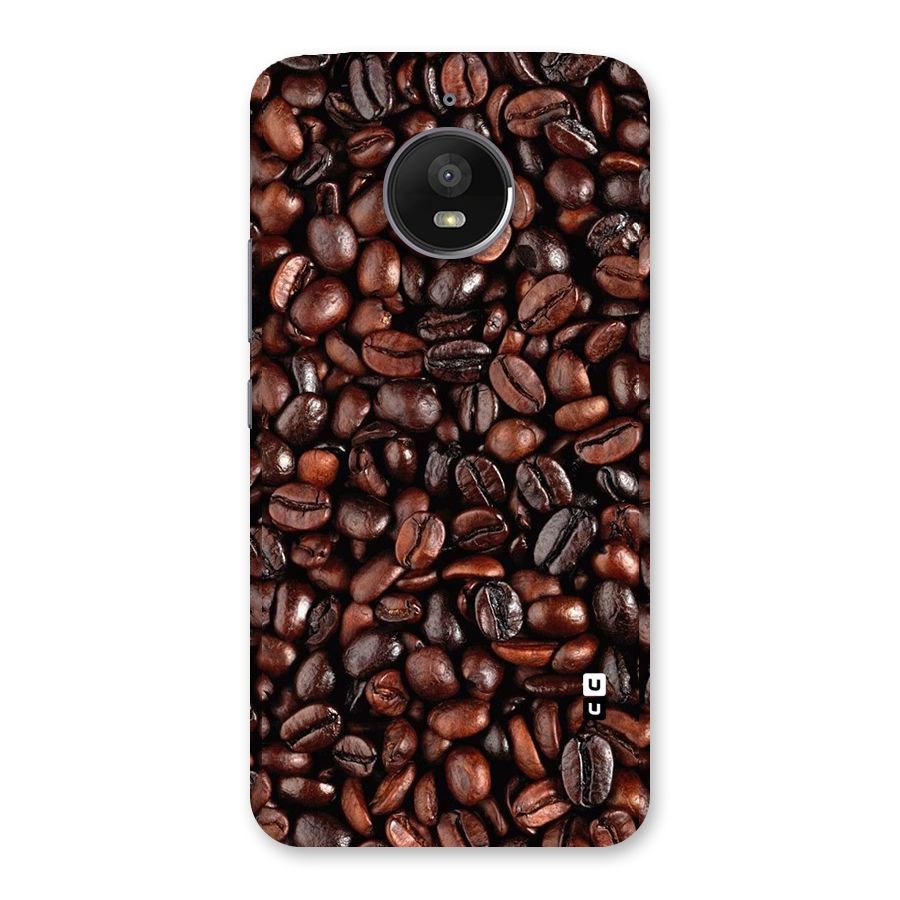 Coffee Beans Texture Back Case for Moto E4 Plus