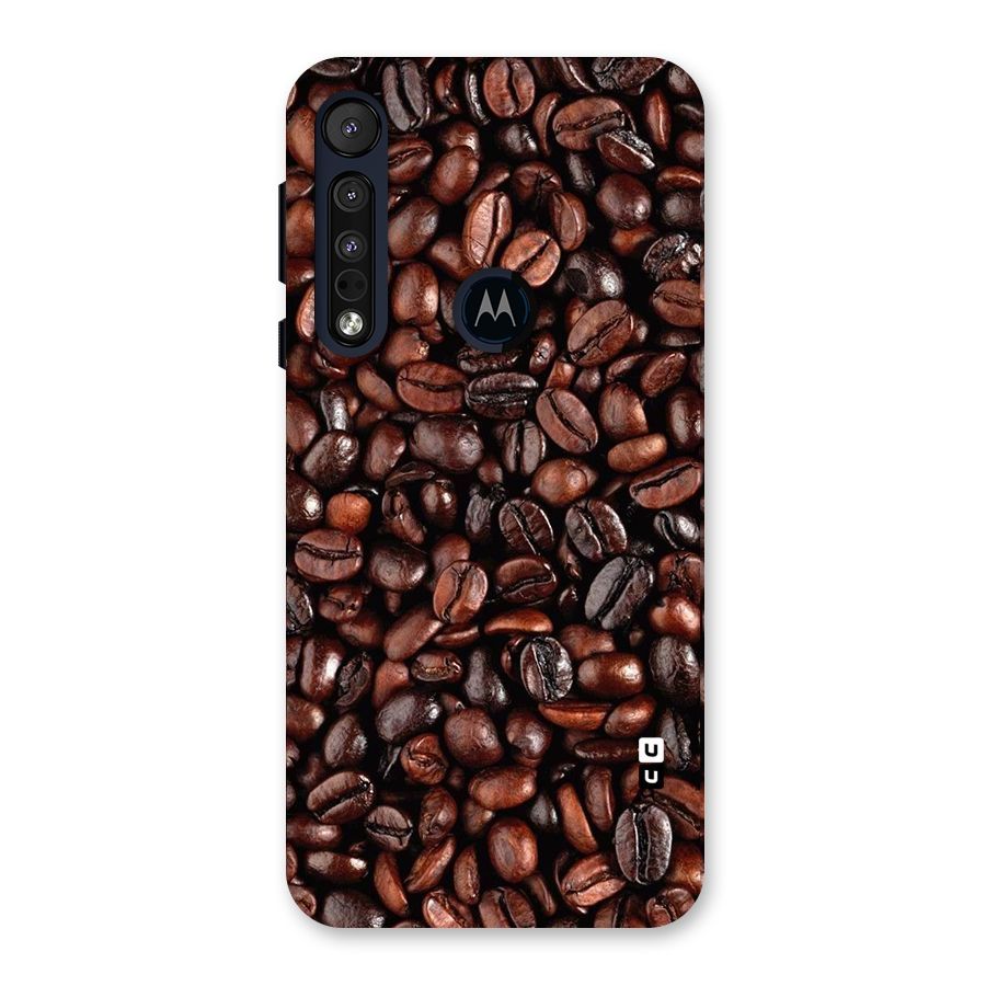 Coffee Beans Texture Back Case for Motorola One Macro